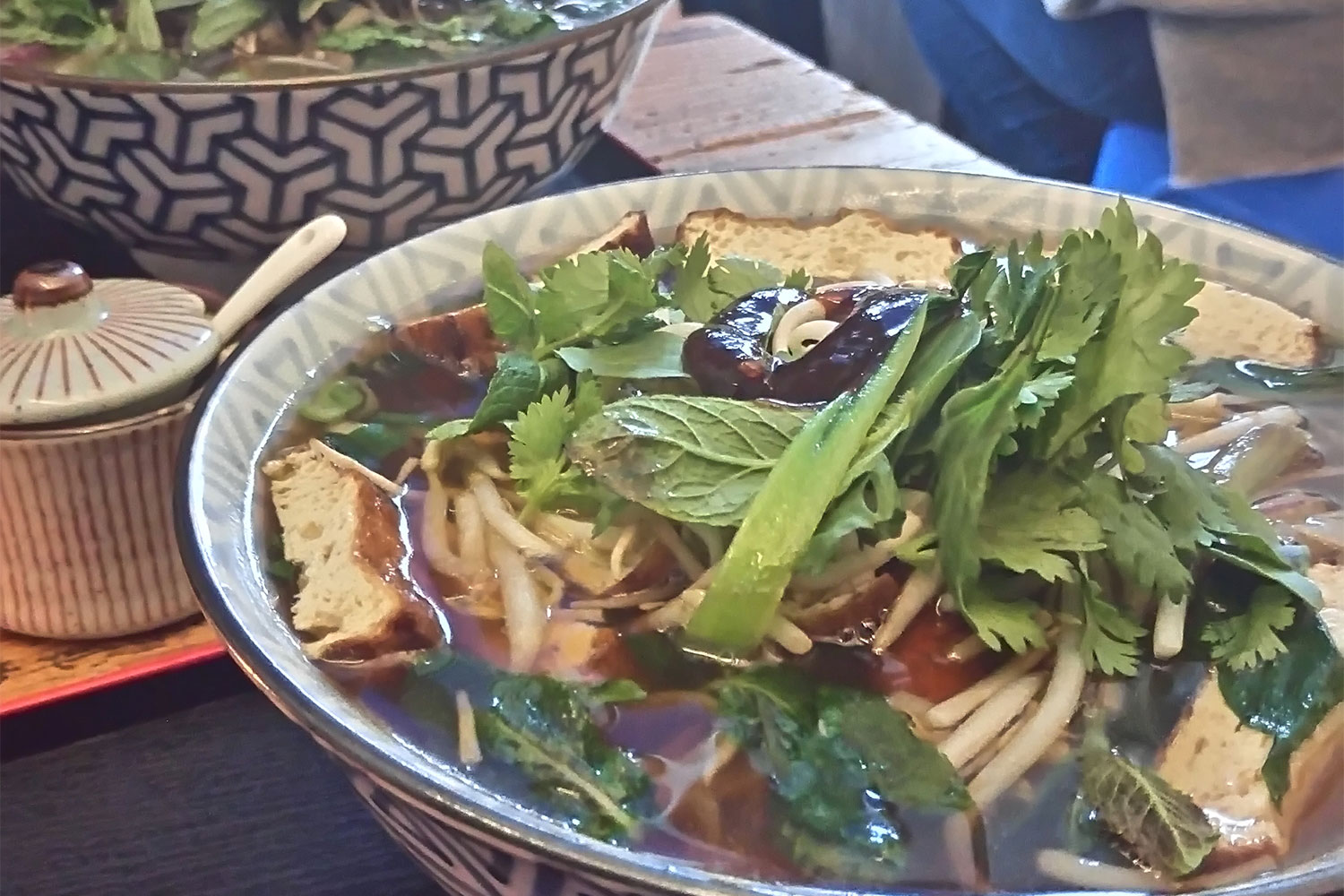 Pho Vietnamesische Suppe Vegan Gf Mangold Muskat