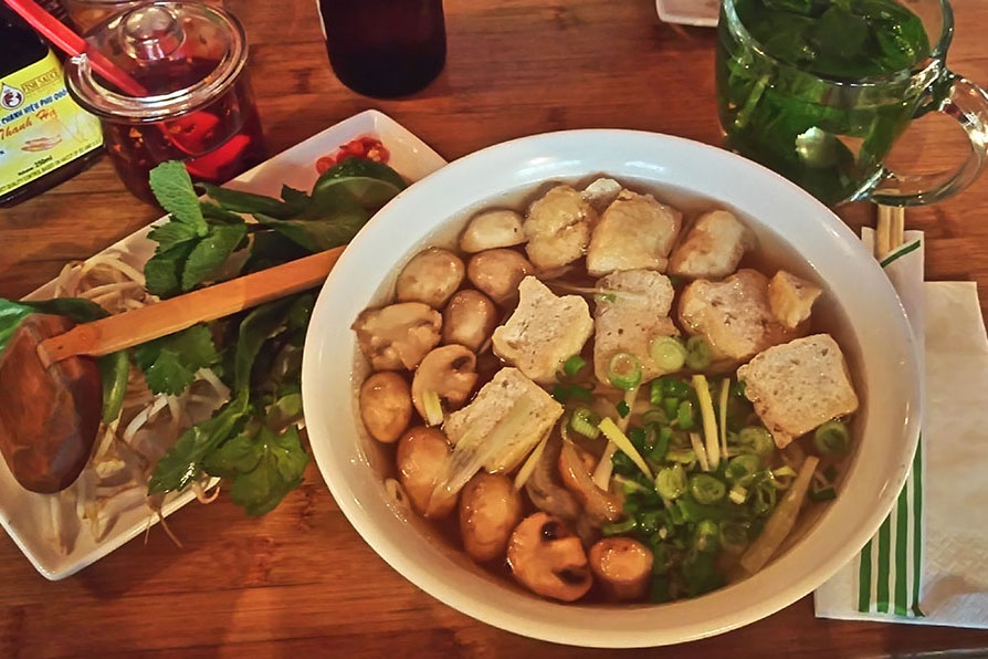 Pho Vietnamesische Suppe Vegan Gf Mangold Muskat