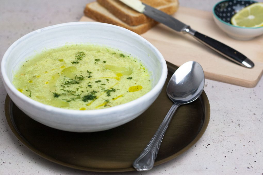 vegane Gurken-Dill-Suppe