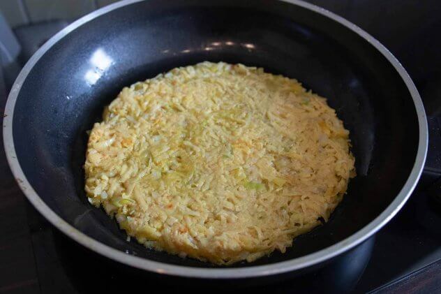 Rösti mit Meerrettich-Dip - veganes, glutenfreies Rezept