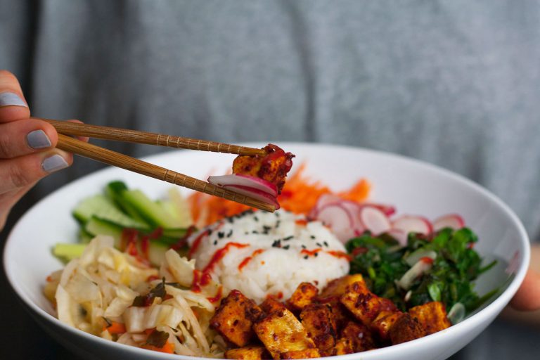 Sushi Bowl Mit Kimchi Vegan Rezept Mangold And Muskat