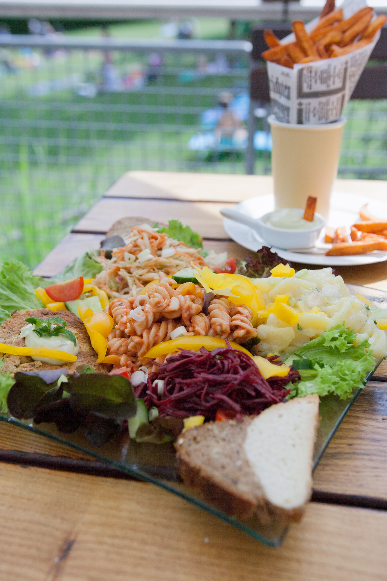 vegan Essen im Strandbad Pilsensee bei München