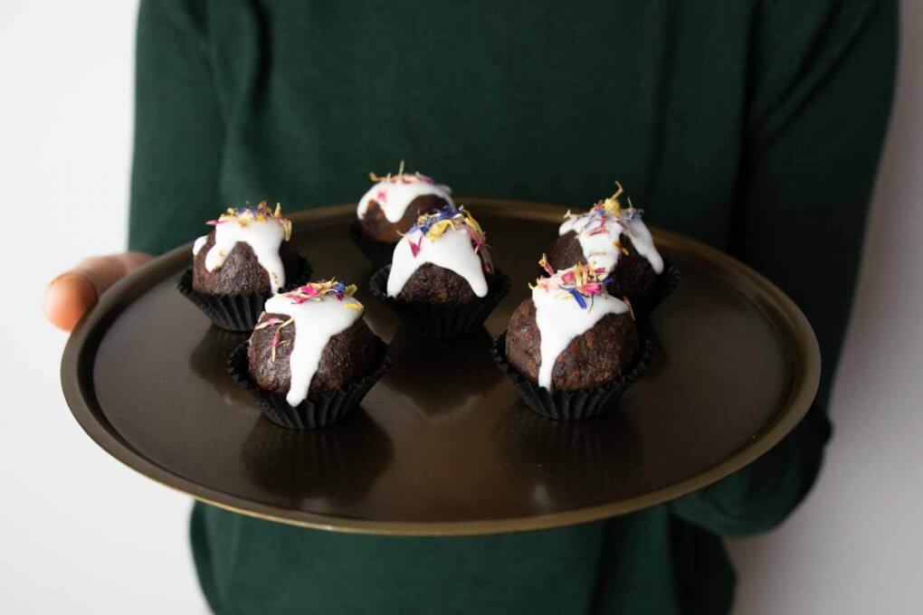 Roh-vegane Lebkuchen Pralinen - Rezept - Mangold &amp; Muskat