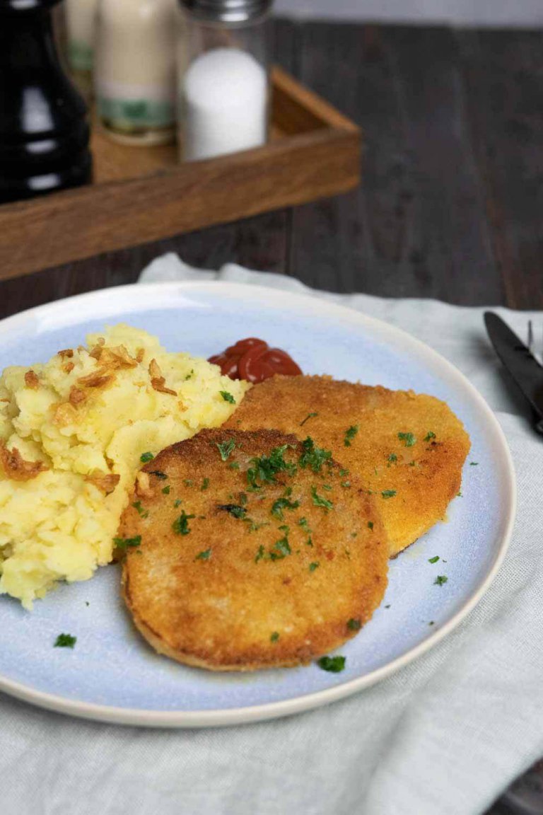 Seitan-Schnitzel - veganes Rezept - Mangold &amp; Muskat