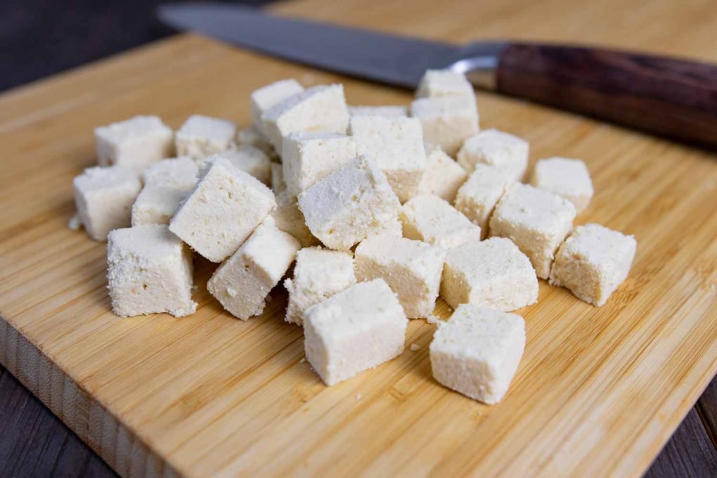 Veganer Tofu-Feta