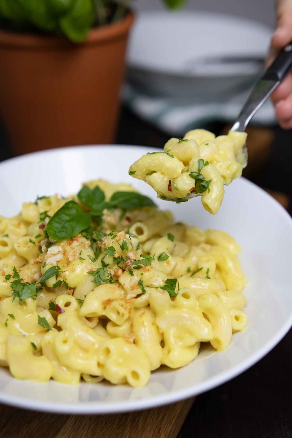 Vegane Käsesoße - Instant-Rezept, ohne Nüsse, ohne Pürieren