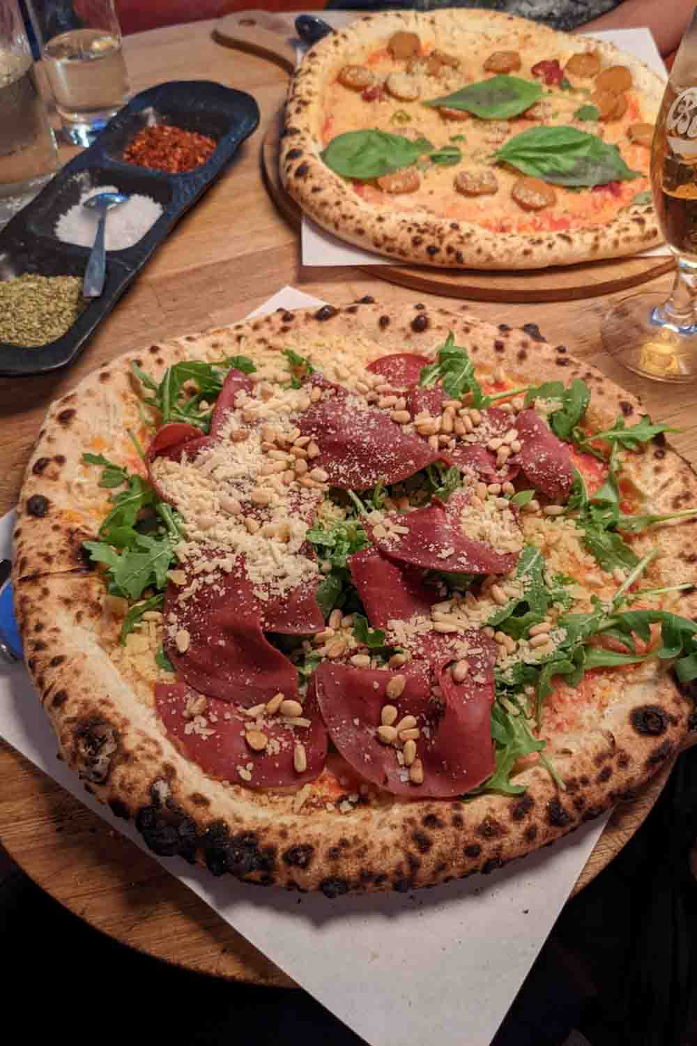 Vegane Pizza bei Pazzi in Stockholm