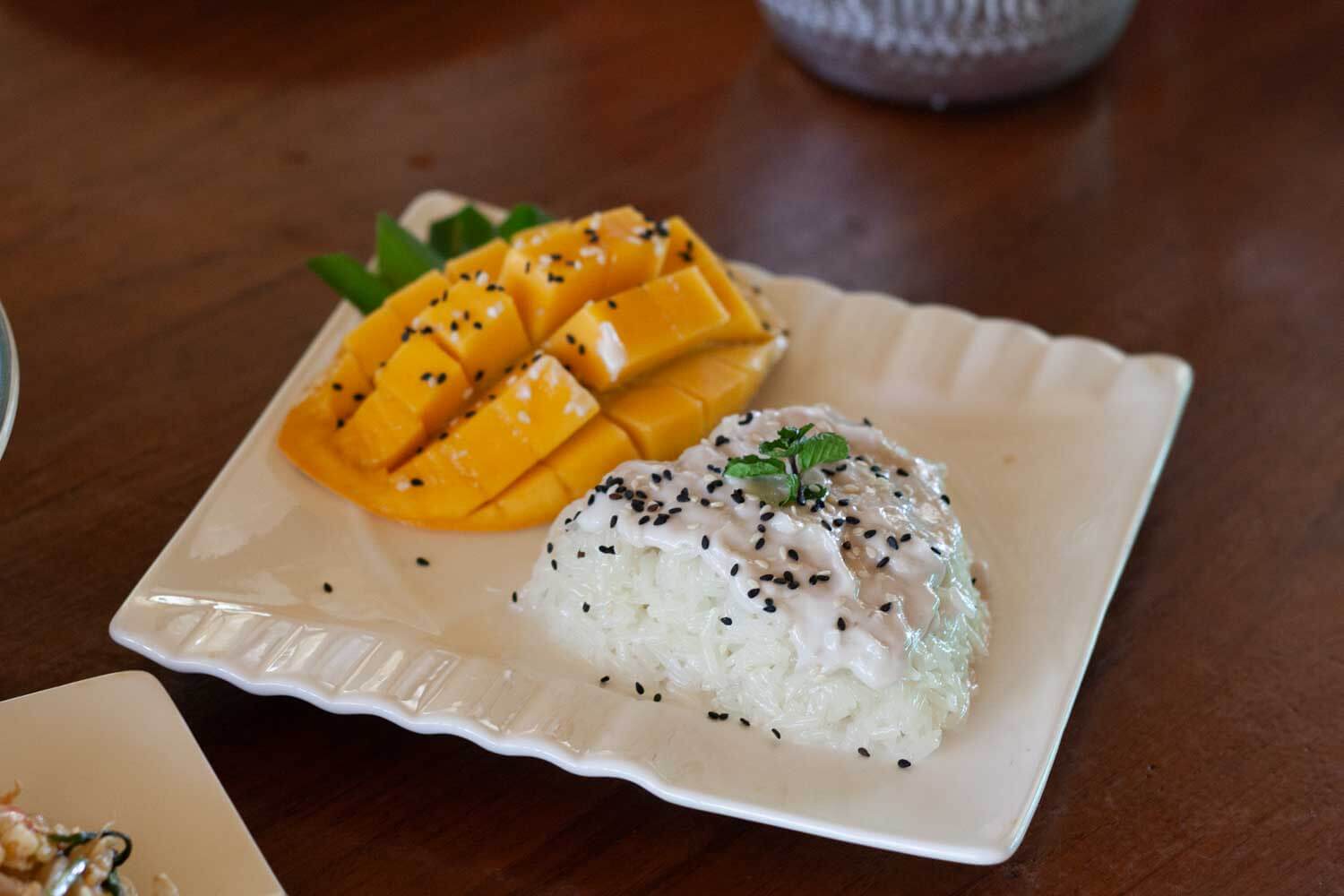 Sticky Rice mit Mango