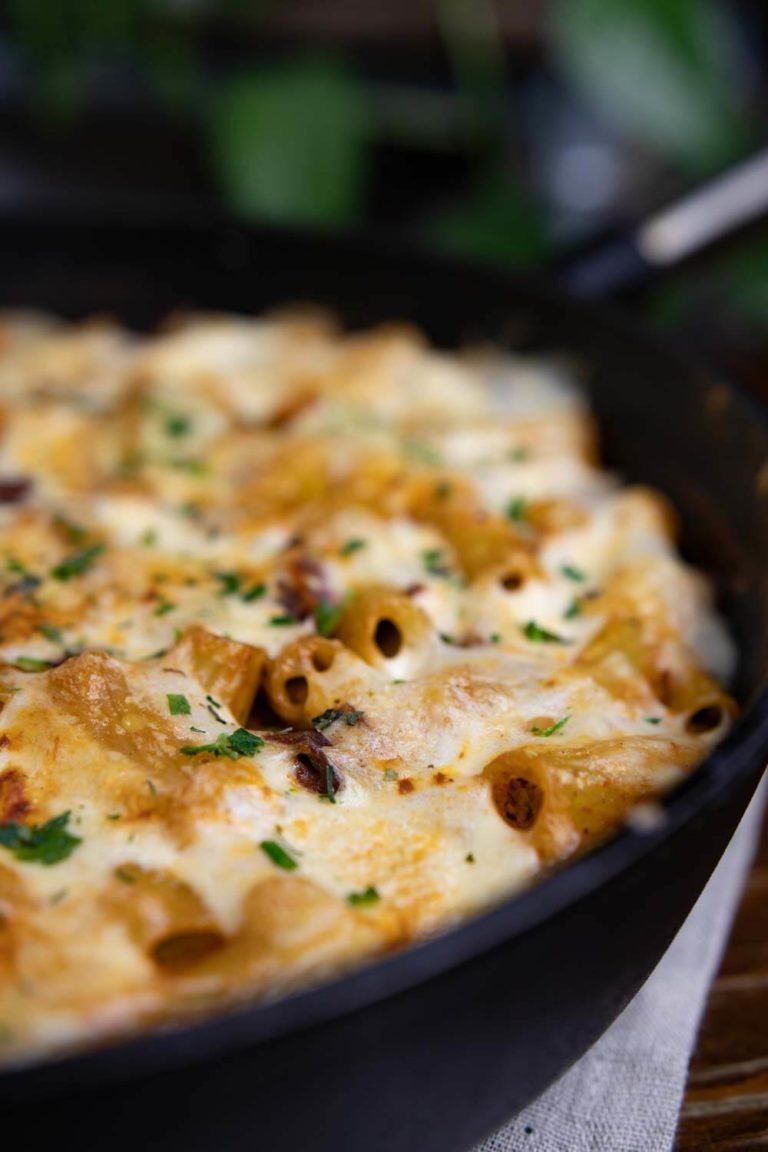 Rigatoni al Forno - Veganes Rezept für den leckeren Nudelauflauf