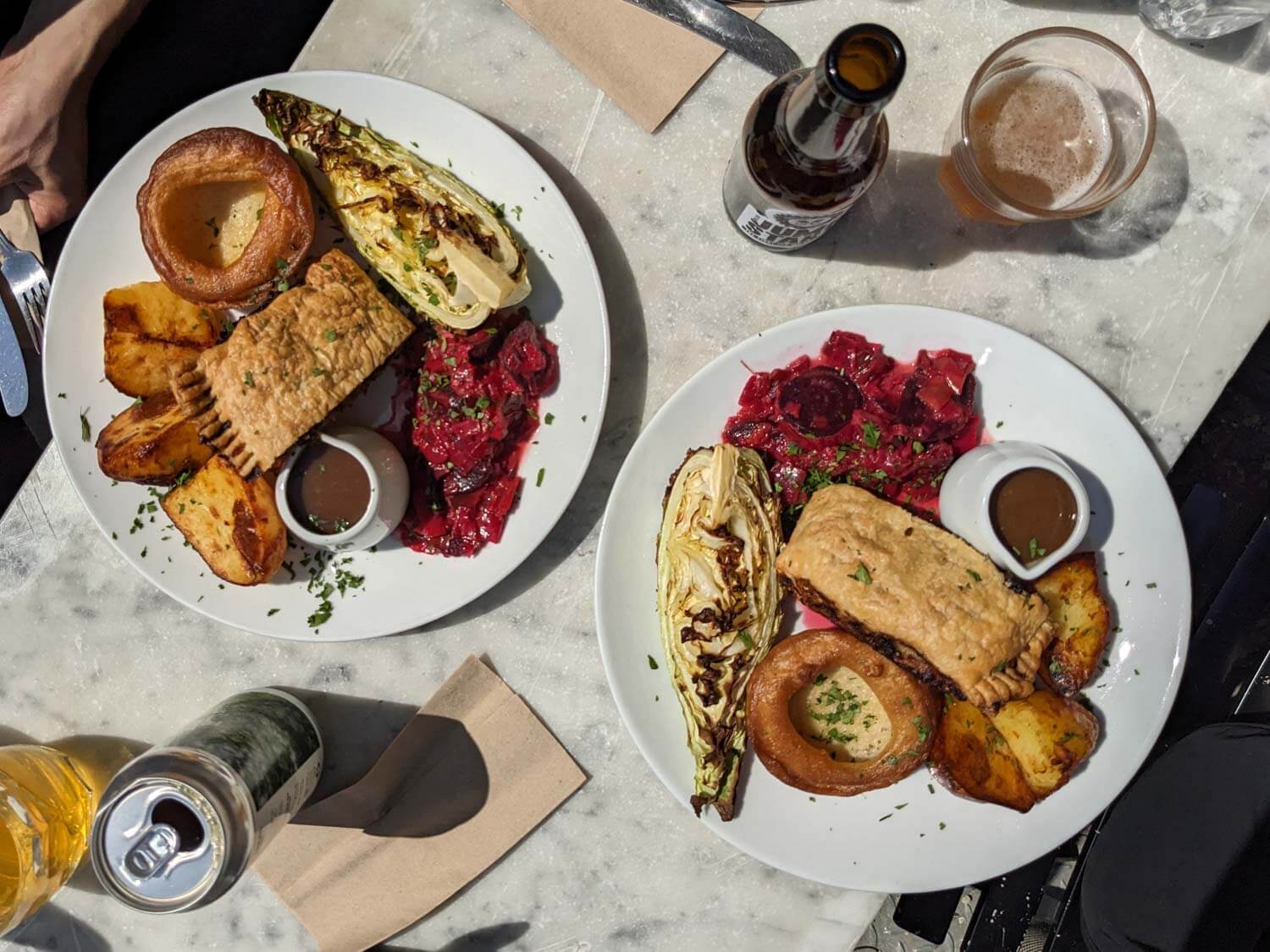 Veganer Sunday Roast in London